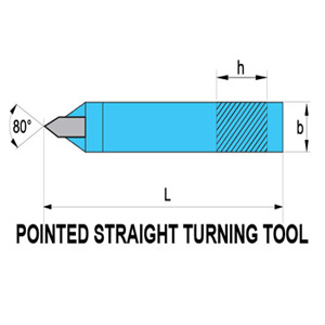 POINTED STRAIGHT TURNING TOOL