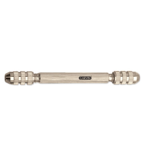 PIN VICE DOUBLE ENDED BRASS CHROME (US)