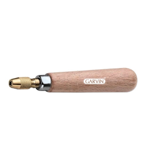 WOODEN FILE HANDLE (BRASS COLLET)