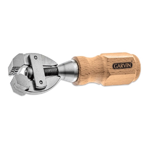HAND VICE WOODEN HANDLE MOVEABLE JAWS 
